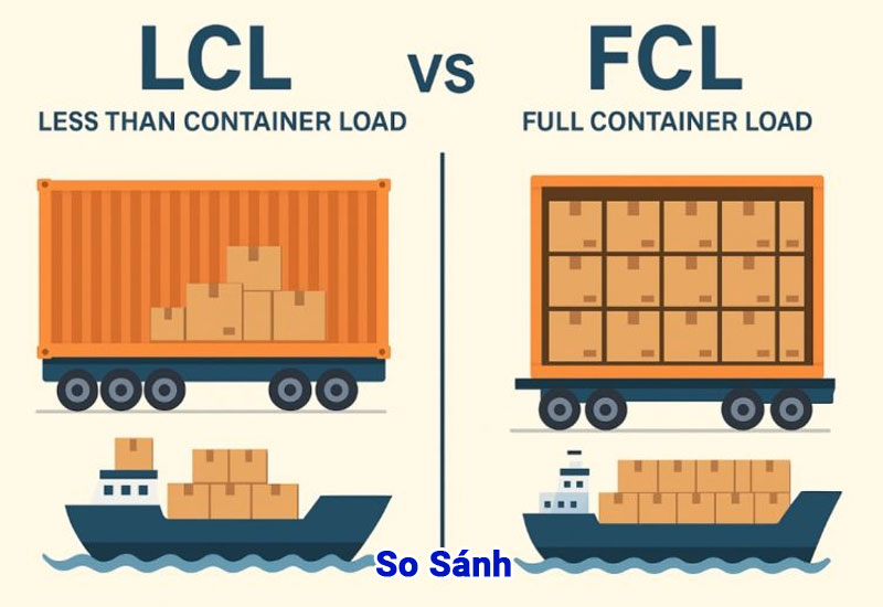 FCL vs LCL: Khác biệt, chi phí và cách lựa chọn chính xác nhất