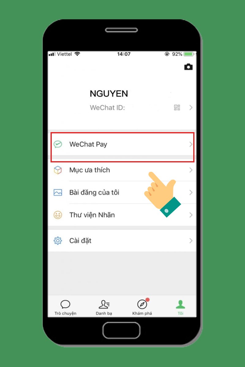 Hướng dẫn cách tạo tài khoản WeChat Pay