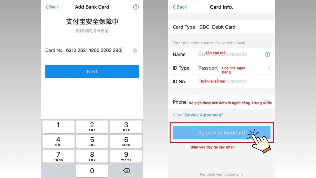 Đăng Ký Tài Khoản, Nạp Tiền Vào Ví Alipay Bằng Điện Thoại