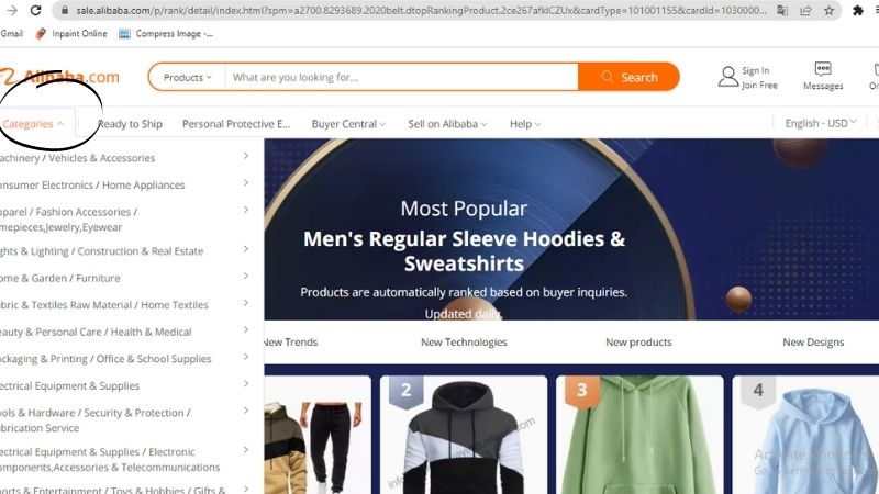 Các bước tự order Alibaba