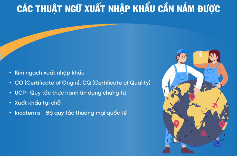 Các thuật ngữ cần nắm được trong lĩnh vực xuất nhập khẩu